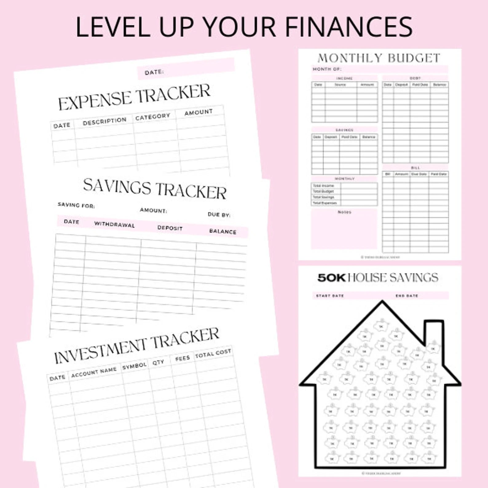 Level Up - High Value Woman Ebook, Planner, and Guide Bundle