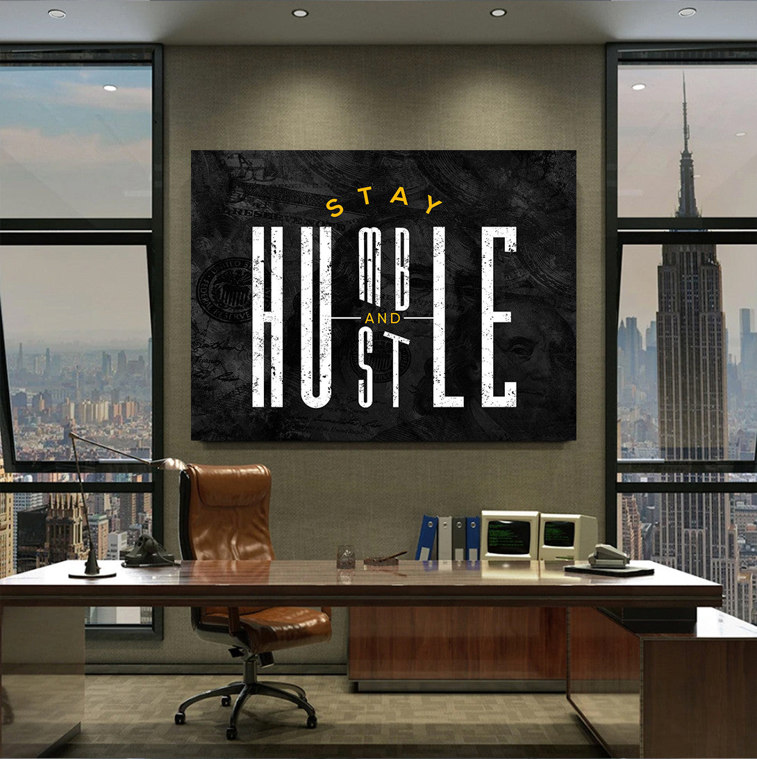 Stay Humble & Hustle (PRINTABLE WALL ART)