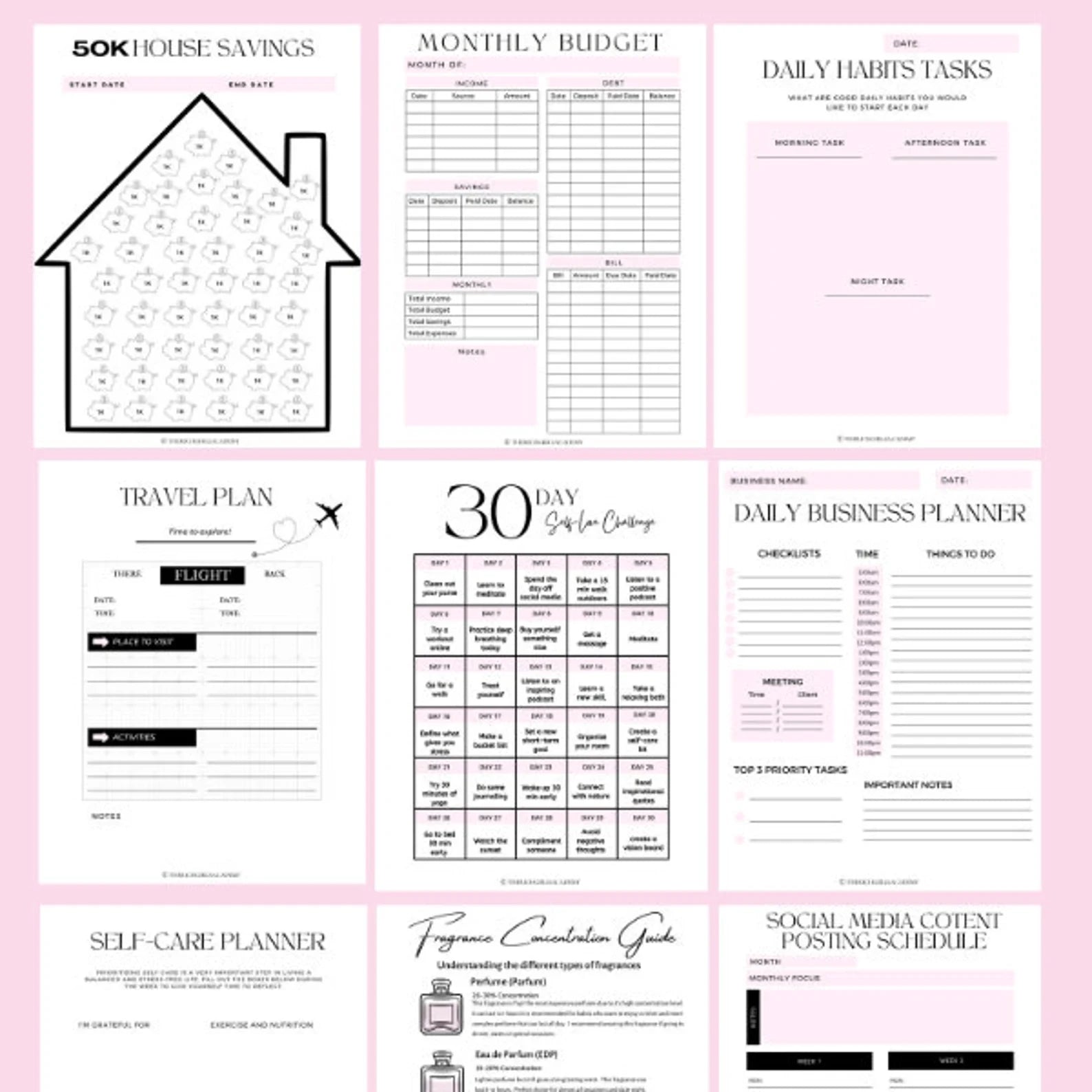 Level Up - High Value Woman Ebook, Planner, and Guide Bundle