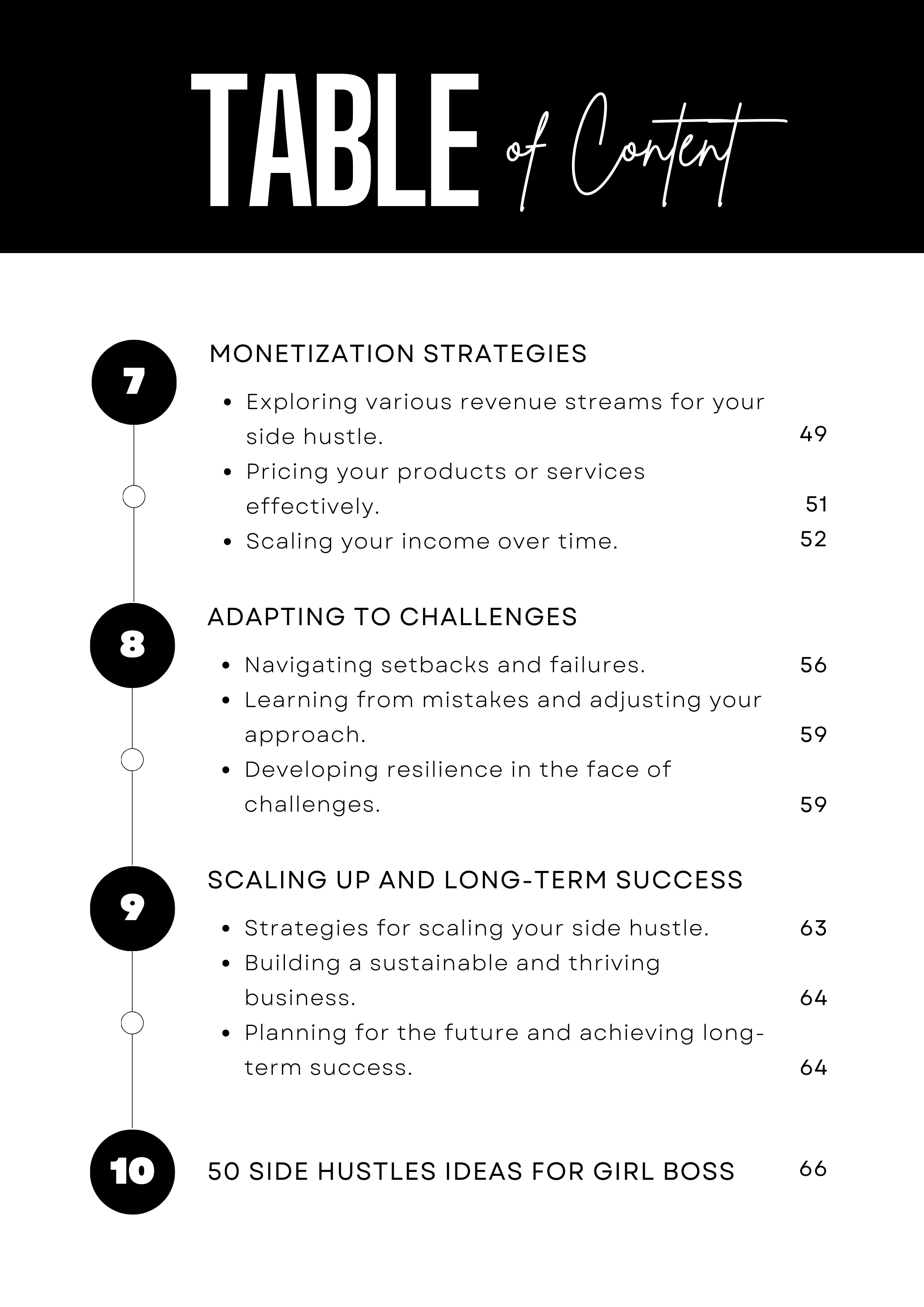 Building Her Side Hustles Ebook Planner Bundle {71 Pages}