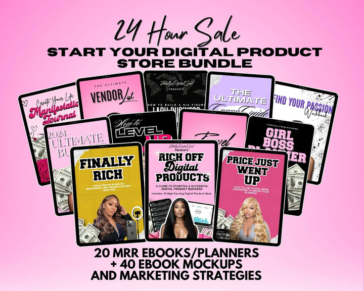 20 MRR Editable eBooks & Planners (Bundle!)