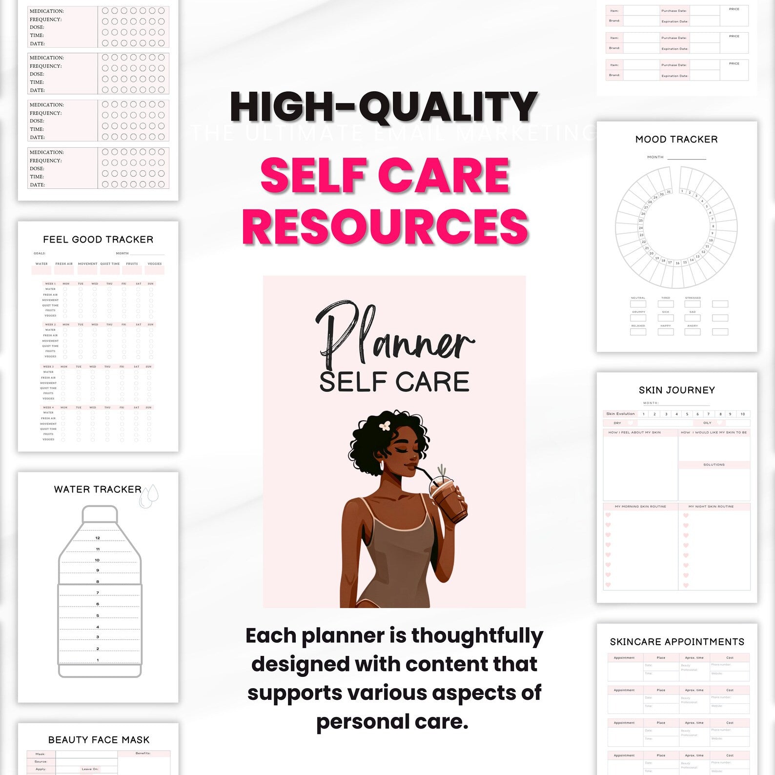 Black Girl Magic Self Care Planner