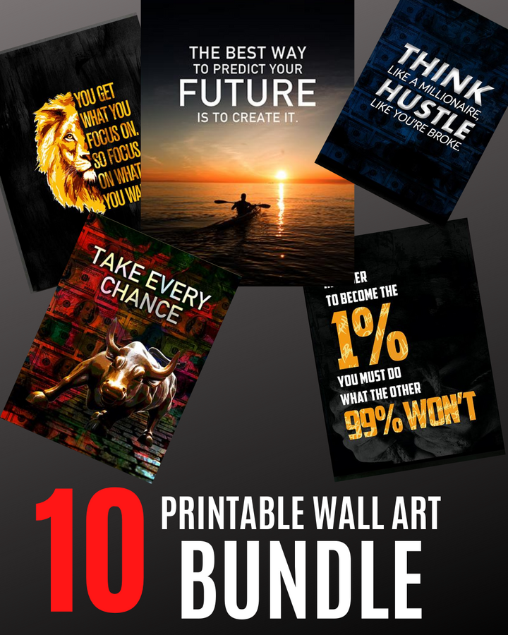 Entrepreneurial Printable Wall Art (BUNDLE)