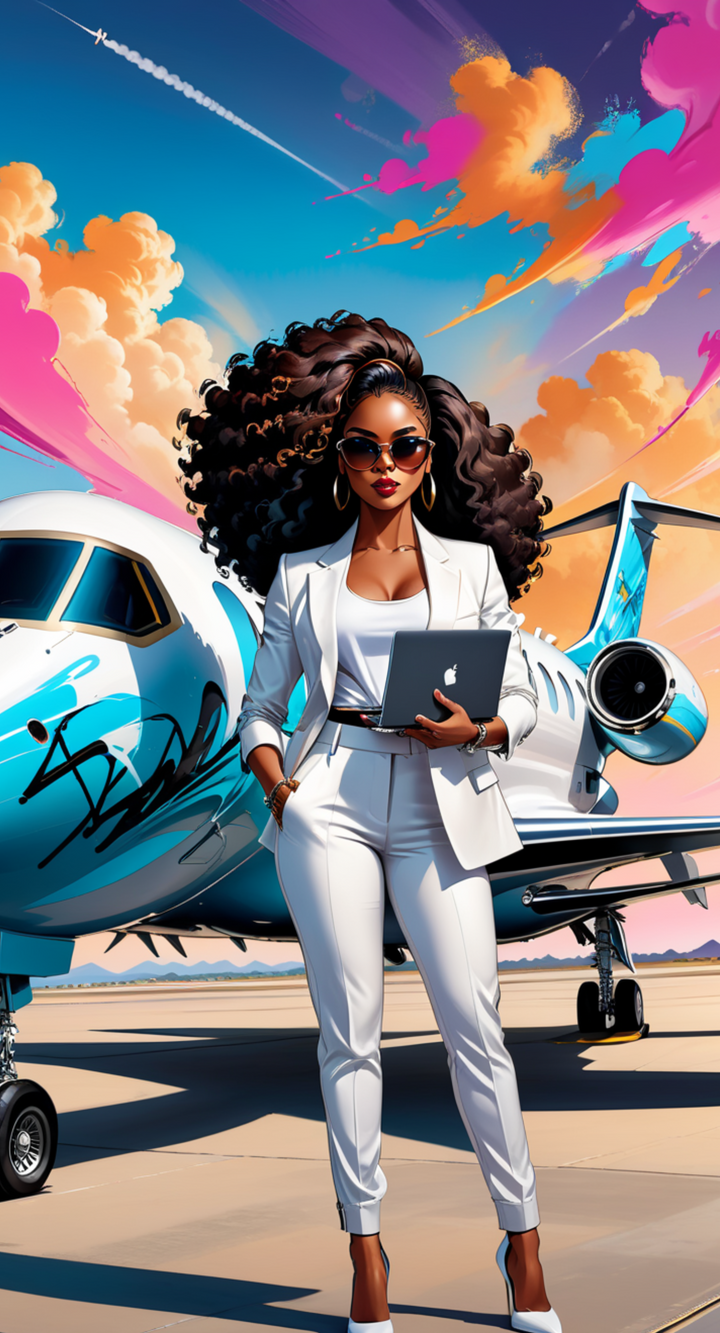 Black Girl Magic Stock Photo (Millionaire Edition)