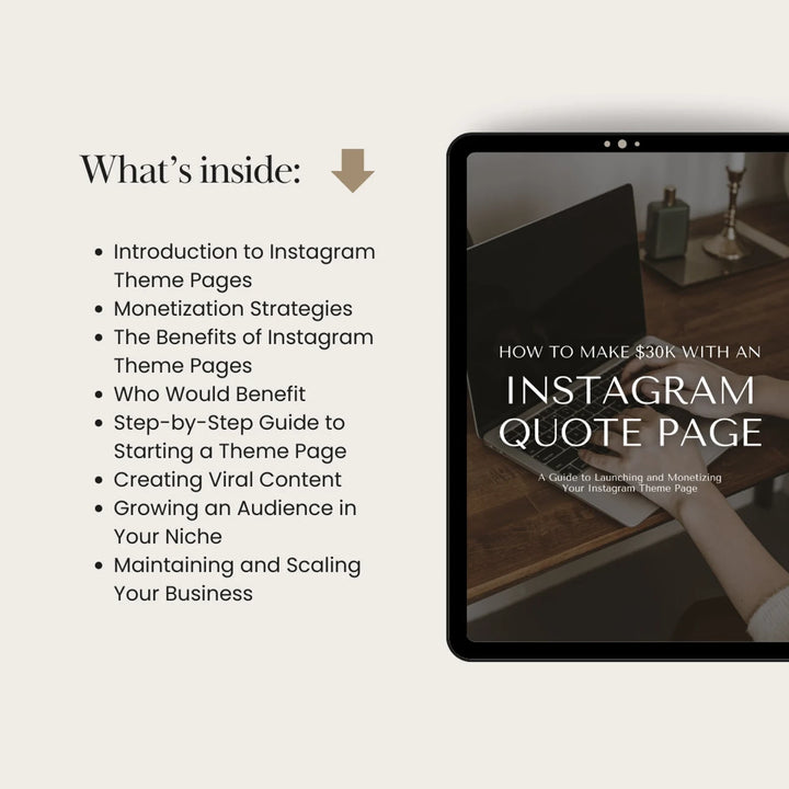 How To Make $30K With Instagram Quote Pages
