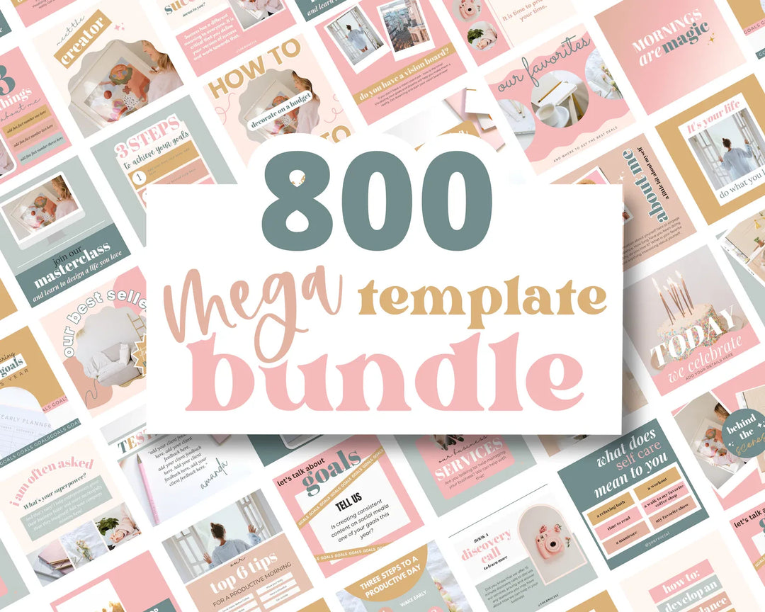 800 Colorful Instagram Templates For Business