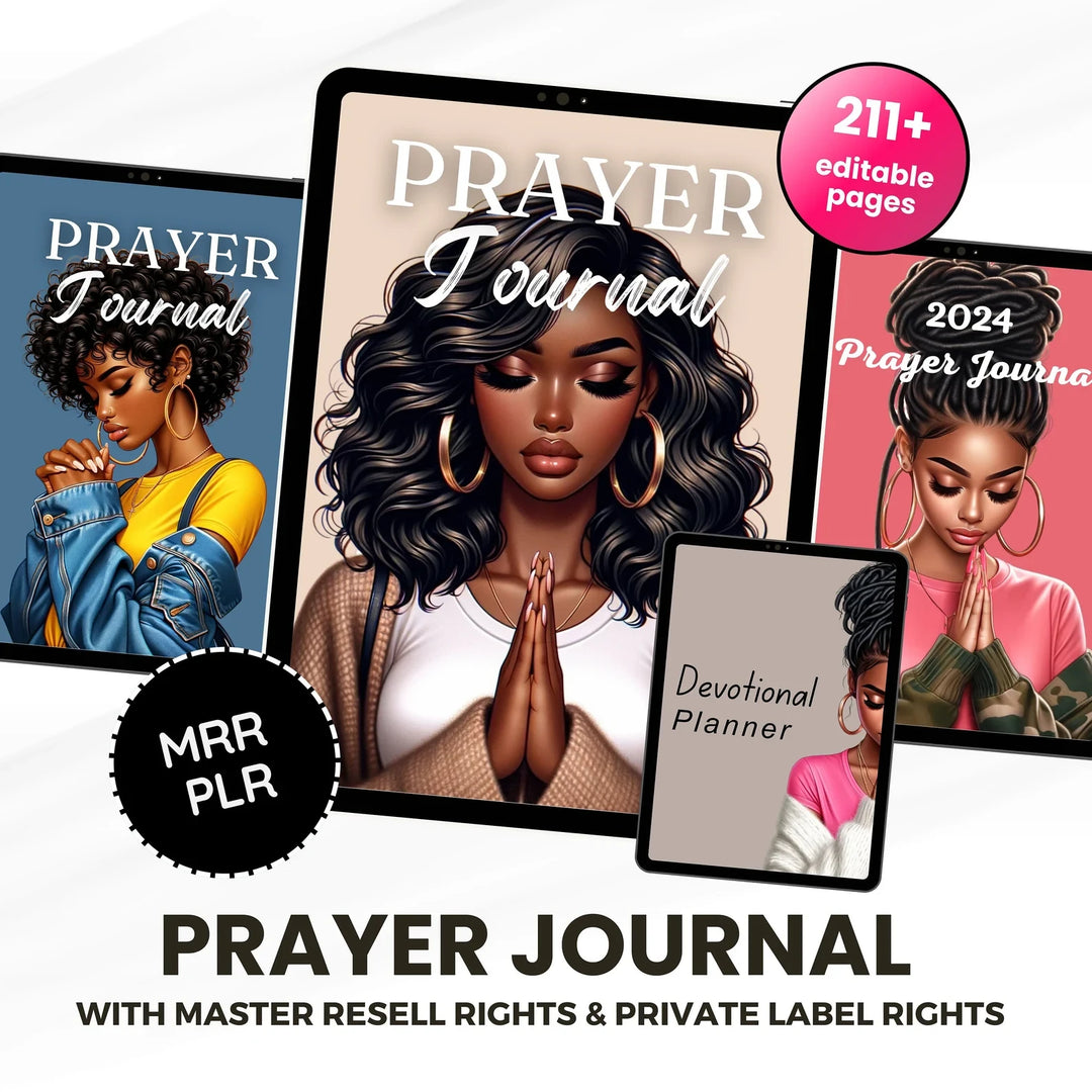 Prayer Journal | 211Editable Pages