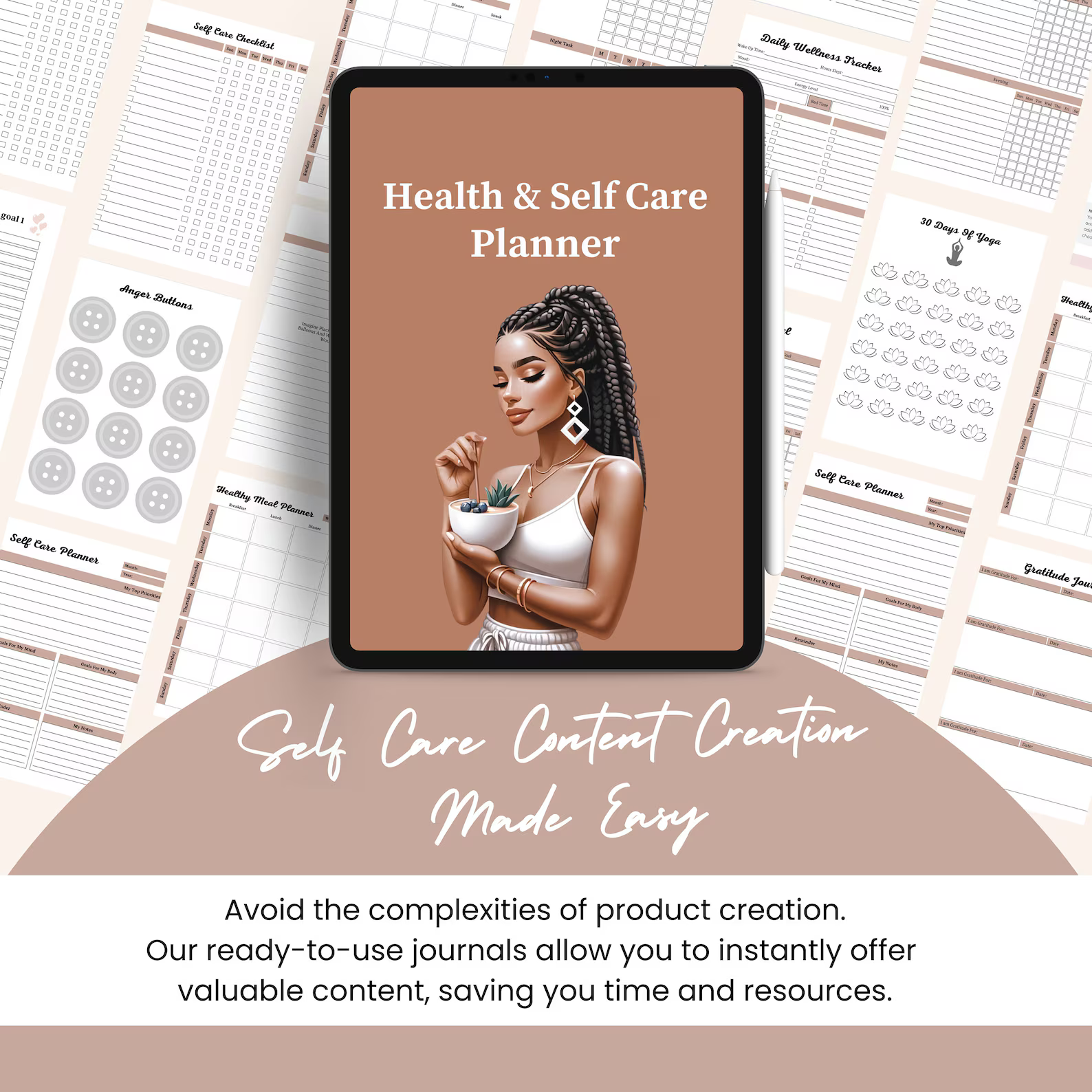 Black Girl Magic Self Care Planner