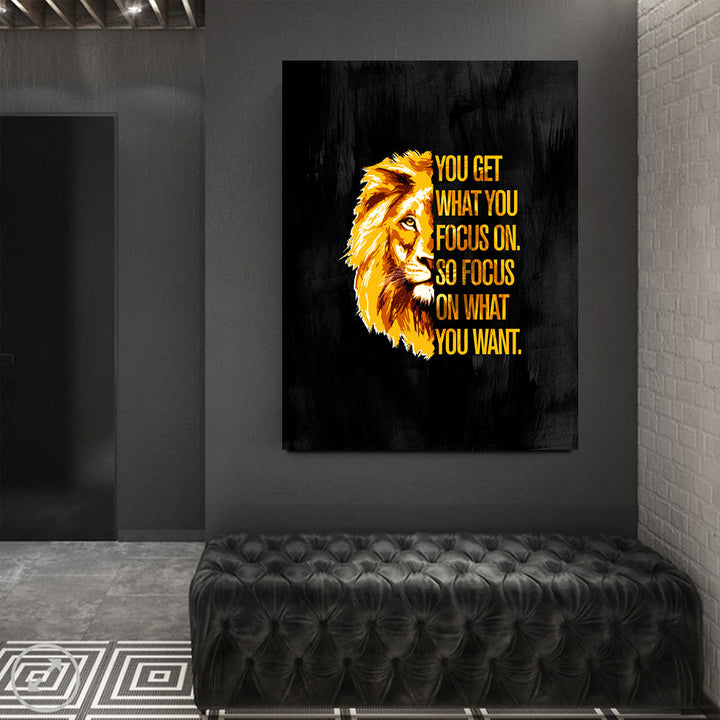 What You Focus On (PRINTABLE WALL ART)