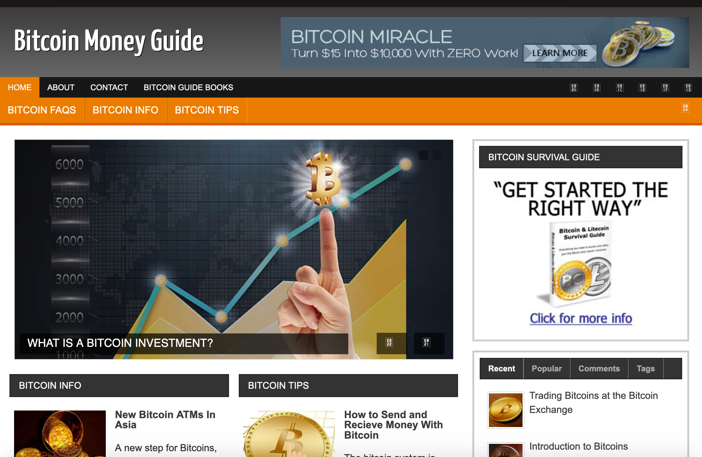 Turnkey Bitcoin Niche Blog