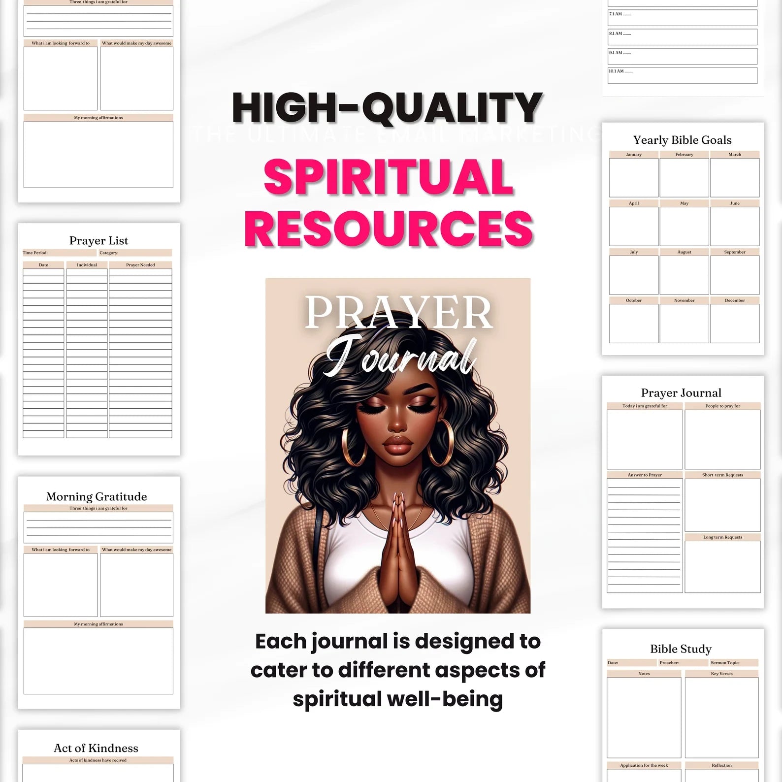 Prayer Journal | 211Editable Pages