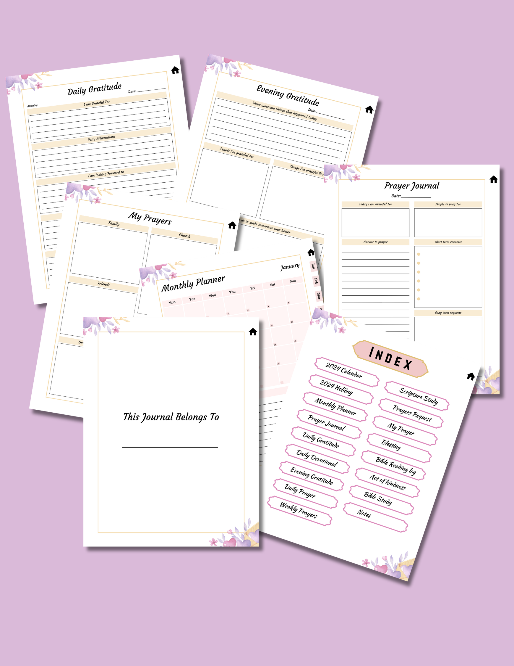 Prayer Journal {30+ Pages}