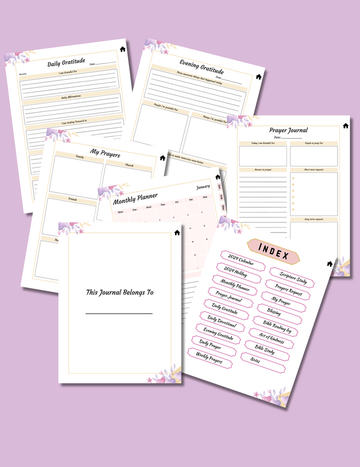 Prayer Journal {30+ Pages}