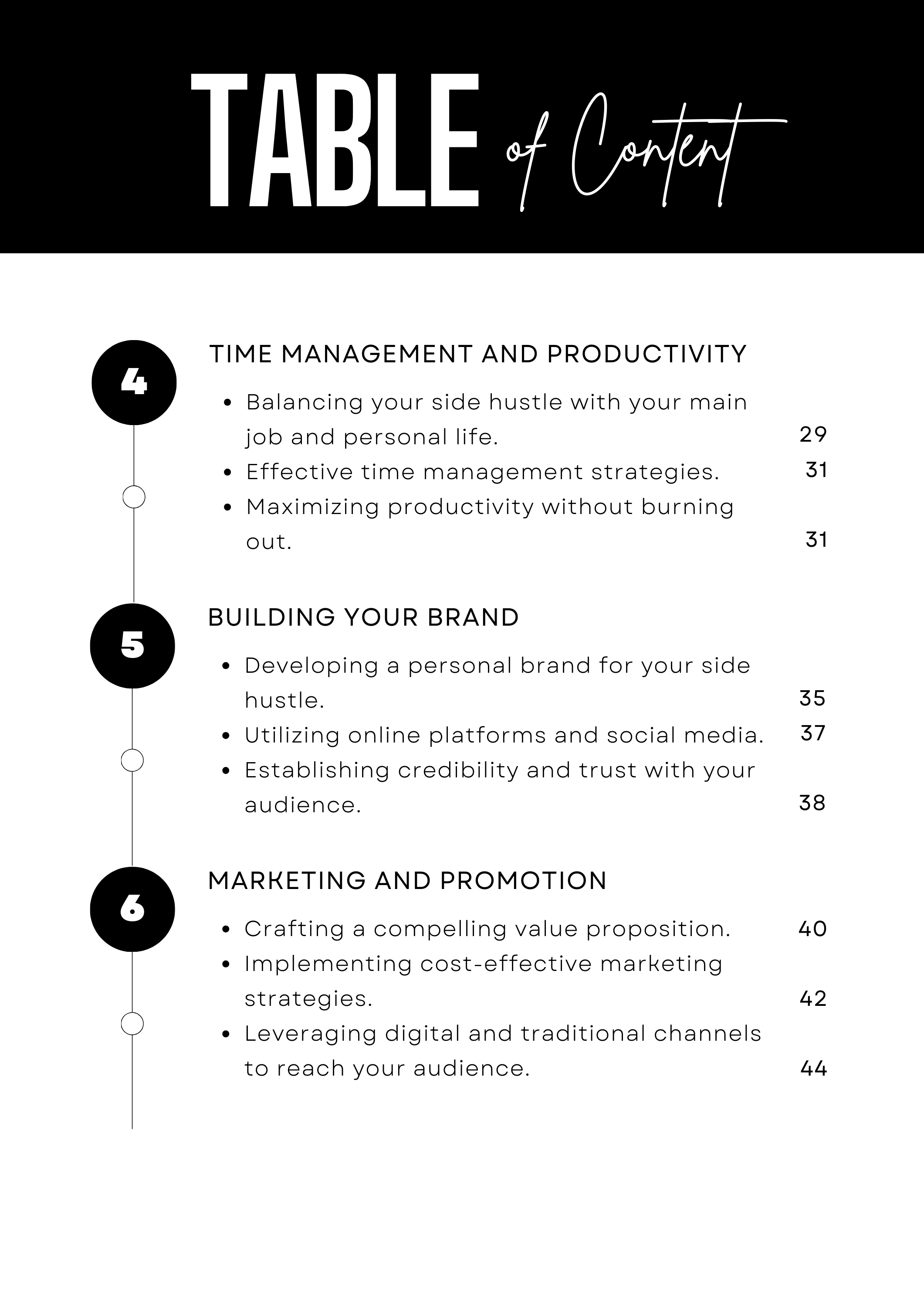 Building Her Side Hustles Ebook Planner Bundle {71 Pages}