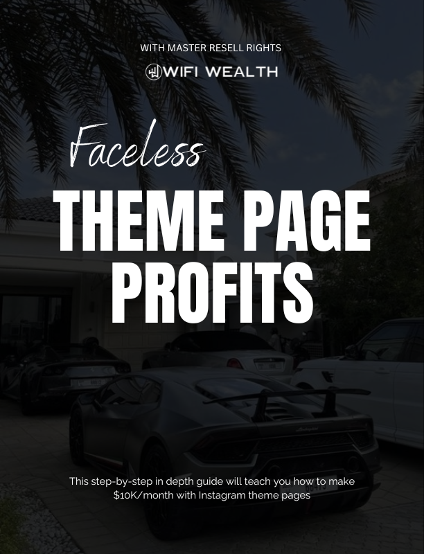 Faceless Theme Page Profits