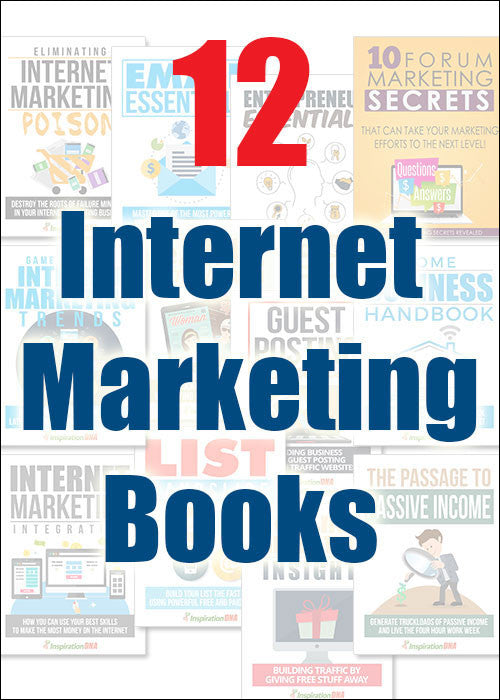 12 Internet Marketing eBooks With Master Resell Rights