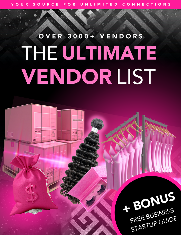 The Ultimate Vendors List (2024 Edition!)